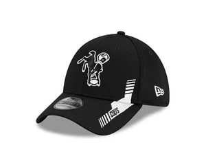 Sombrero flexible Indianapolis Colts New Era Sideline Blanco y negro 39THIRTY - Imagen 1 de 7
