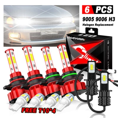 For Chevrolet C1500 C2500 C3500 1990-1998 Headlight Hi Lo Beam Fog Light Bulbs - Image 1 of 4