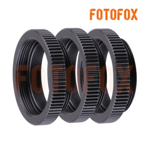Juego de 3 piezas de anillo espaciador adaptador de montaje C-MOUNT anillo espaciador de montaje C-CS para lente de CCTV 5 MM - Imagen 1 de 8