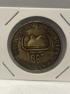 1967 Ellensburg, Washington WA Centennial Robbers Roost Good For $1 Trade Token - Bild 1 von 2