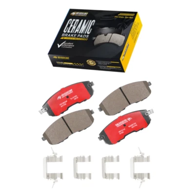 Pastillas de freno delanteras de cerámica con clips para Nissan Juke 2011-2017 1,6 L deportivo utilitario Foto 1 de 4