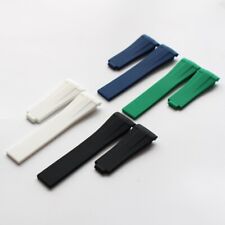 20MM / 16MM Rubber Watch Band Folding Clasp Strap Fit for RolexDaytona Watch