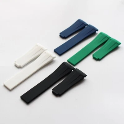 Cinturino orologio in gomma 20 mm / 16 mm chiusura pieghevole adatto per orologio RolexDaytona