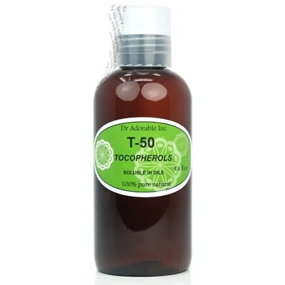DR. ADORABLE TOCOPHEROL T-50 SOLUBLE IN OILS VITAMIN E ANTI AGING FROM 2 OZ-1 GALLON FREESHIP
