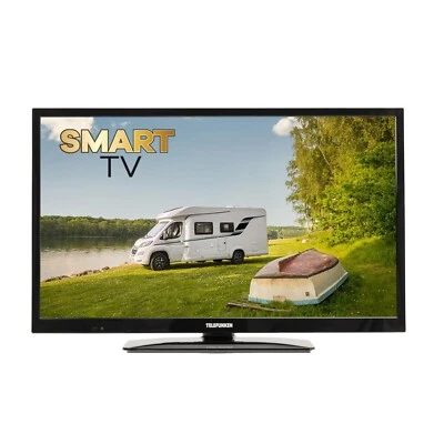 Telefunken T24X820 mobile Smart TV 24 Zoll DVB/S/S2/T2/C 12/230 Volt - Bild 1 von 4