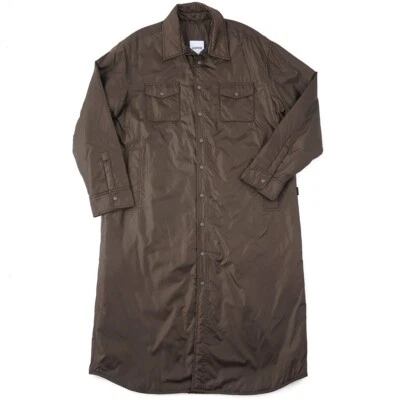 Aspesi F/W 24-25 Lightweight Insulated Nylon Long Overshirt Jacket L New - Image 1 of 4