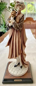Giuseppe Armani Figurine Young Lady With Yorkshire , 1993 Preowned. - Picture 1 of 17