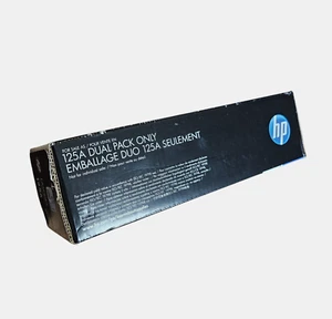 HP 125A LaserJet Toner 2 Patronen Doppelpack Schwarz CB540AD Neu in OVP versiegelt - Bild 1 von 6