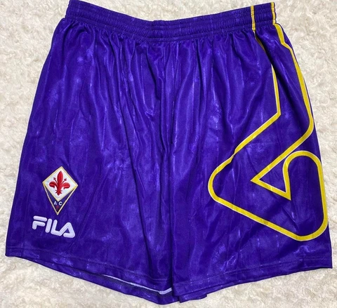 MINT  New  Fiorentina FILA Pants Shorts  Soccer Shirt 1997/1998 Batistuta Purple Cover