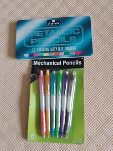 12 Amazing Metallic Pencils & 6 Mechanical Pencils - Picture 1 of 6