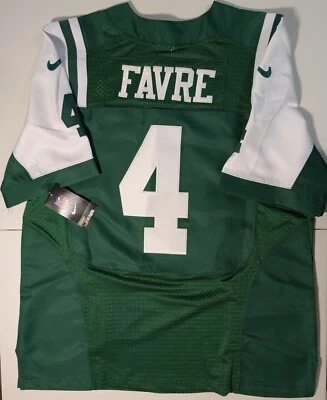 Camiseta de jugadores de la NFL Brett Favre de los New York Jets talla 44 Foto 1 de 4