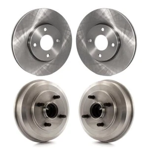 For 2005-2007 Ford Focus Wheel Bearing Includes Front Rear Brake Rotors Drum Kit - Bild 1 von 10