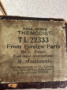 Piano Roll - Full Scale - Themodist - TL22333 - From Foreign Parts - Music - Picture 1 of 5