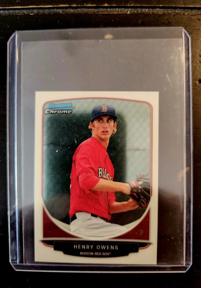 2013 BOWMAN CHROME MINI HENRY OWENS #60  BOSTON RED SOX - Image 1 of 1
