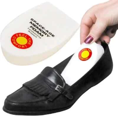 LR SUPPLIES Heel Support Cushion Pads Orthotic Insole Shoe Insert Cup Plantar Fasciitis Pain