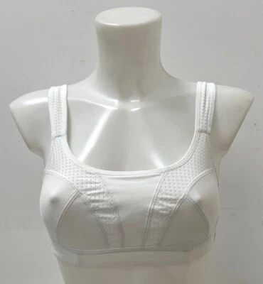 Nuevo Sujetador Deportivo Multivía Ex M&S Blanco Extra Alto Impacto Reino Unido 32-42 A-H Foto 1 de 4