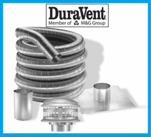 "Kit de revestimiento flexible DURAVENT 4DFA-25K aluminio 4" diámetro interior DuraFlex AL 25'" - Imagen 1 de 1