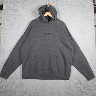 Abercrombie & Fitch Sweater Mens Size 2XL Charcoal Soft Fleece Relaxed Hoodie - Image 1 of 4