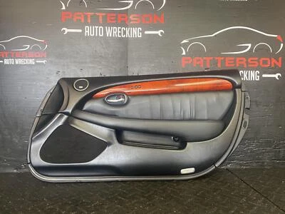 2003 LEXUS SC430 FRONT PASSENGER SIDE INTERIOR DOOR TRIM PANEL BLACK - Image 1 of 4