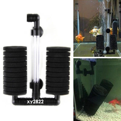 Biochemischer Schwammfilter Fry Aquarium Aquarium Doppelschwamm Wasserfilter