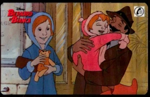 PHONECARD FRANCE BERNARD AND BLANCA THE RESCUERS PHONE CARD - Picture 1 of 2