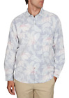 $138 Tommy Bahama Mens 'Coastline Cord' Hawaiian Ls Blue Camp Shirt Xxxl 3Xl Nwt