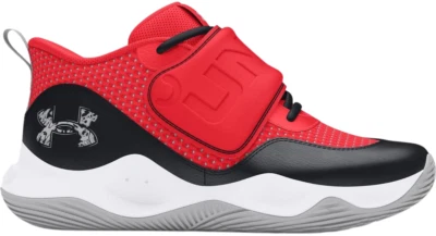Zapato de baloncesto Under Armour para niños zona preescolar 2 ROJO/NEGRO 3026638-600 Foto 1 de 4