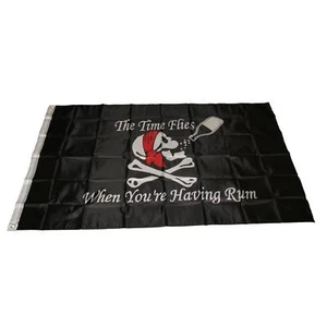 PIRATE FLAG  5ft x 3ft with EYELETS camping caravan motorhome - Picture 1 of 1
