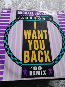 Michael Jackson And The Jackson 5 - I Want You Back '88 Remix 12" EP 4 Tracks - Picture 1 of 5