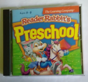READER RABBIT'S PRESCHOOL CD-ROM THE LEARNING COMPANY AGES 3-5 TESTED FREE SHIP - Picture 1 of 3