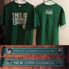 "This is Cosmos Country" Xl T-Shirt & Scarf New York Mcu Park + Fidget Spinner
