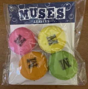 Krewe Of Muses Macaroons Eraser Set New Orleans Mardi Gras - Picture 1 of 3