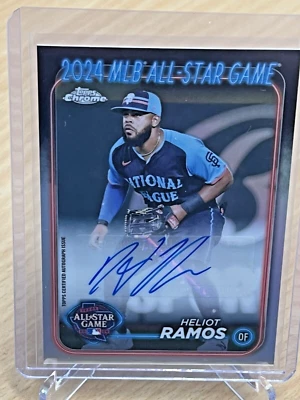 2024 Topps Chrome MLB All-Star Game Auto #ASGCA-HR Heliot Ramos - Image 1 of 4