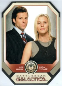 BATTLESTAR GALACTICA SEASON 4 GALLERY DIE-CUT INSERT TRADING CARD G8 LEE KARA - Picture 1 of 2