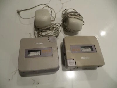 TWO CASIO MOUSE PAD LABEL PRINTERS KL-P1000 USB  XLNT WORKING/COSMETIC CONDITION - Image 1 of 3