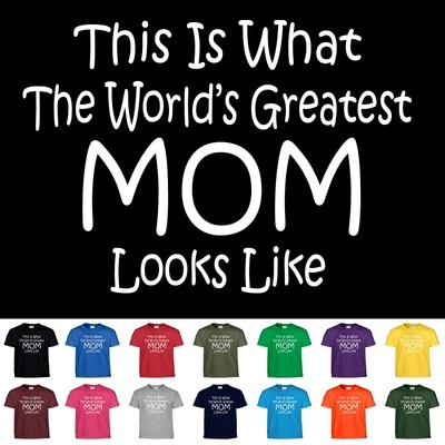 Camiseta Worlds Greatest MOM Regalo Día de la Madre Cumpleaños Ducha Regalo Camiseta Foto 1 de 2