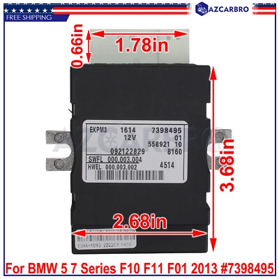 FUEL PUMP CONTROL MODULE NEW FIT FOR BMW M5 2014-2016 M6 2016-2018 #16147398495 - Image 1 of 4