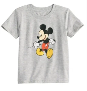 Disney's Mickey Mouse Boy/Girl Graphic Tee Size 4T Grey NWT - Picture 1 of 1
