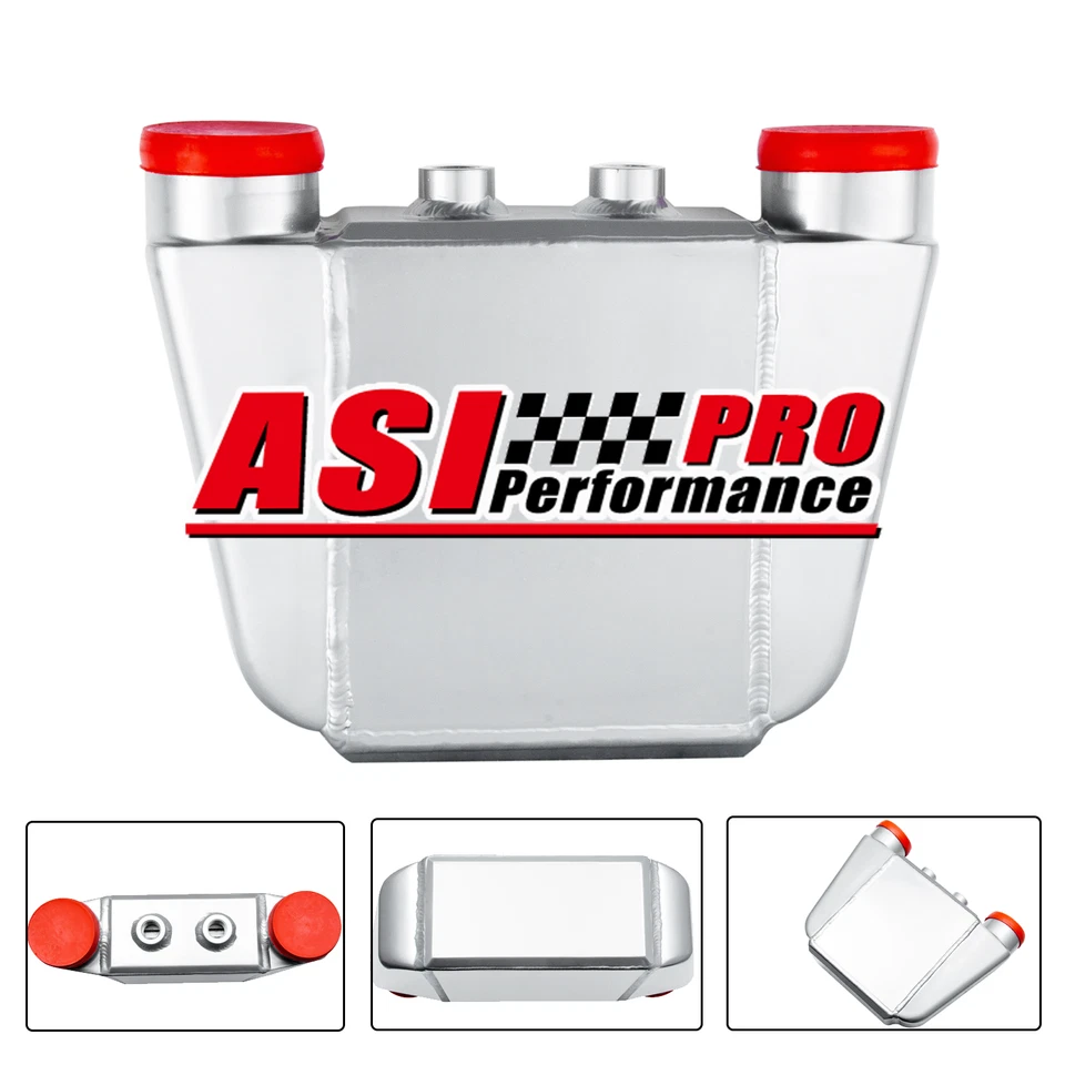 Aluminum 3.5" Air to Water Intercooler A/W IC 3.5" in/out Liquid 255x220x115mm. - image 1 of 4