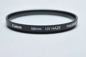 Canon 58mm Glass UV HAZE Filter *EX* for 75-300mm/Rebel 18-55mm - Picture 1 of 1