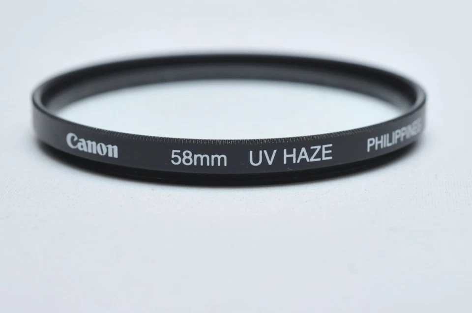 Canon 58mm Glass UV HAZE Filter *EX* for 75-300mm/Rebel 18-55mm - Image 1 of 1