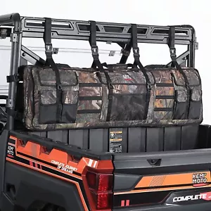 UTV Double Tool Carrier Holder Tool Rack Case Rear Storage Bag Hunting Organizer - Picture 1 of 12