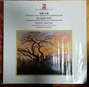 Bruch Glazounov Concertos for Violin Pierre Amoyal Royal Phil. Erato STU 71164 - Picture 1 of 3