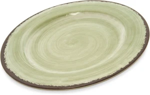 Mingle Resuable Plastic Plate Dinner Plate with Pottery Style for Home and Re... - Picture 1 of 5