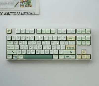 Zoo And Botanical Garden Theme XDA Profile Dyesub PBT Keycap Set - Image 1 of 4