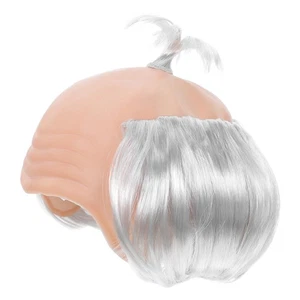 Funny Bald Head Wig Hilarious Cosplay Realistic Bald Cap for Cosplay Use - Picture 1 of 12