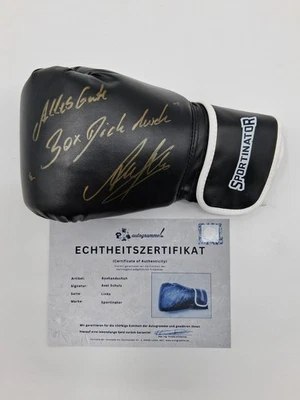 Boxhandschuh Axel Schulz signiert Unterschrift Autogramm Boxen COA  - Bild 1 von 4