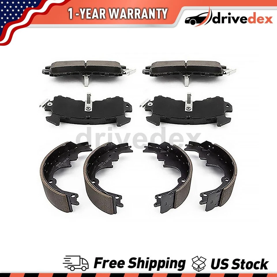 Pastillas de freno y zapatas semimetálicas delanteras traseras para Chevrolet Blazer 1995 1996 1997_ Foto 1 de 4