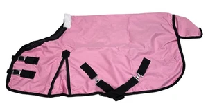 Alfombra rosa ligera de calidad premium sábana de lluvia totalmente impermeable caballo - Imagen 1 de 5