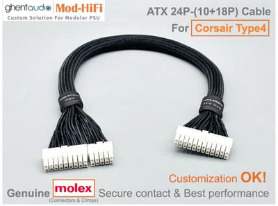 ⚡️ATX 24-Pin Cable for Corsair RM Series New RM650 RM750 RM850-📏60cm / 24 inch - Image 1 of 4